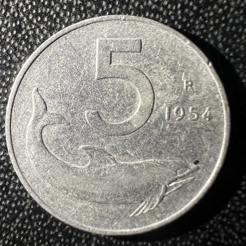 Lire italiane delfino 1954 - lire,