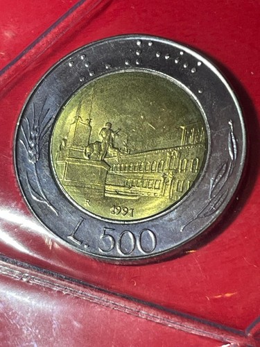 Moneta repubblica italiana - moneta, 500