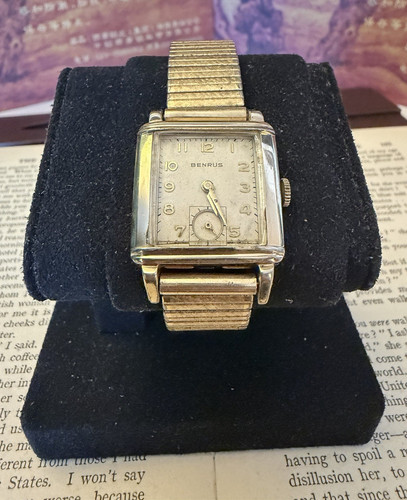 Benrus vintage tank gold - vintage,
