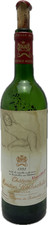 Chateau Mouton Rothschild 1993 VUOTO etichetta Balthus tappo capsula 75 CL
