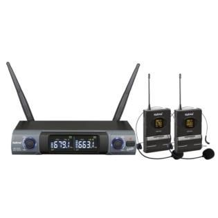 Doppio radiomicrofono uhf - doppio, ad