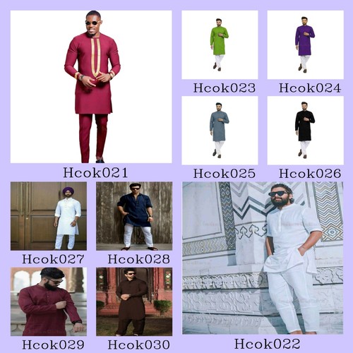 Abito uomo kurta solo cotone - uomo,