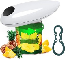 Apriscatole Elettrico, Apriscatole Automatico One Touch, Senza Mano 17*6,6cm 