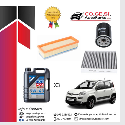 Kit tagliando fiat 500 - kit,