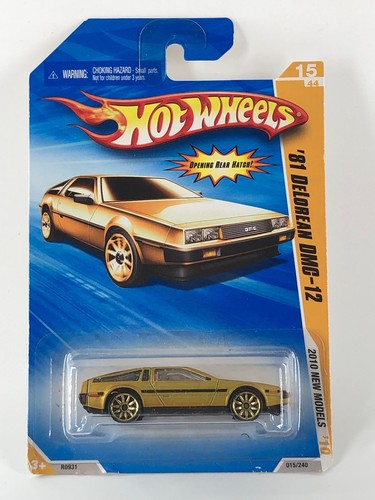 Hot wheels delorean dmc 12 - delorean, dmc-12