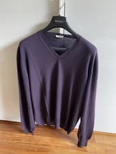 Maglione Gran Sasso Uomo Taglia 56 Color Melanzana