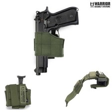 WARRIOR ASSAULT SYSTEMS Fondina Universale Porta Pistola Per Sinistri VERDE