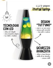 LAMPADA LAVA NERA BOLLE