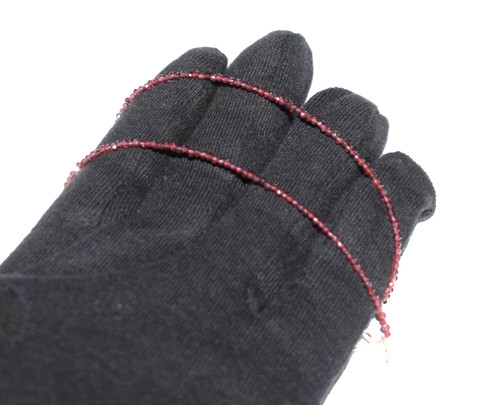 Collana perle granato - di,