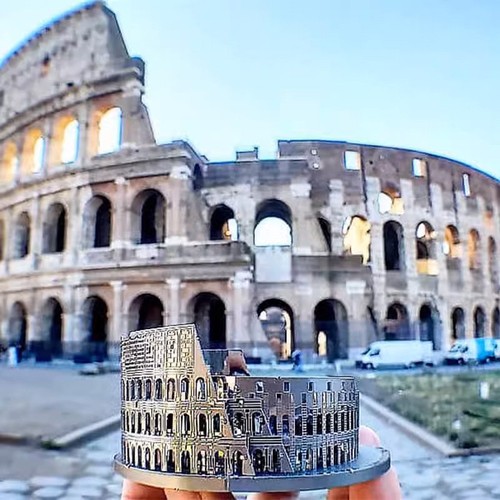 Stadio roma acciaio inox - roma,