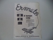 advertising Pubblicità 1930 MOVADO ERMETO - EBERHARD