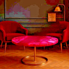 Fatto a Mano Rosa Agata Tavolo