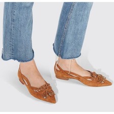 Kiltie ballerine scarosso by