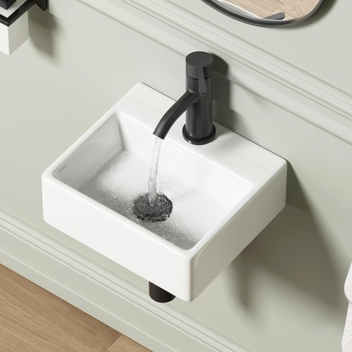 Mini lavabo angolare compatto