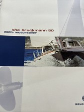 The Bruckmann 50 Motorsailer Gamma Vendita Barche Info Brochure 2003