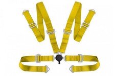 Cinture di sicurezza da corsa 4 punti 2" Gialle – con meccanismo Quick Rele