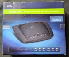 Cisco Linksys X2000 router wireless-N con modem ADSL2+ 2,4 Ghz facile configurazione