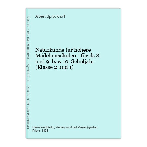 Naturkunde für höhere