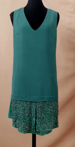 Abito pinko viscosa - viscosa, verde