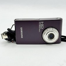 Samsung HMX-U10 HD Camcorder Camera 10MP W/ Charging Cord Tested Purple