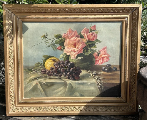 Antico quadro con - , cornice