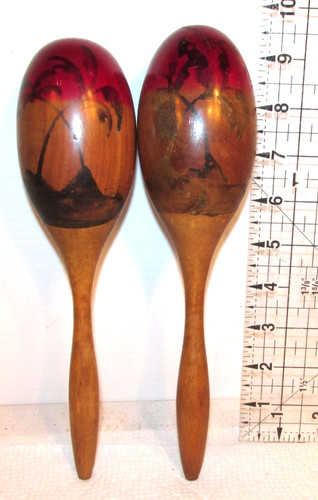 Maracas fiesta legno - fiesta,
