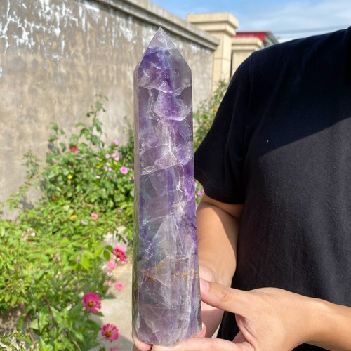 Colonna cristallo fluorite