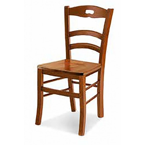 Sedia fondo legno