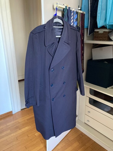 Impermeabile lungo blu - , con