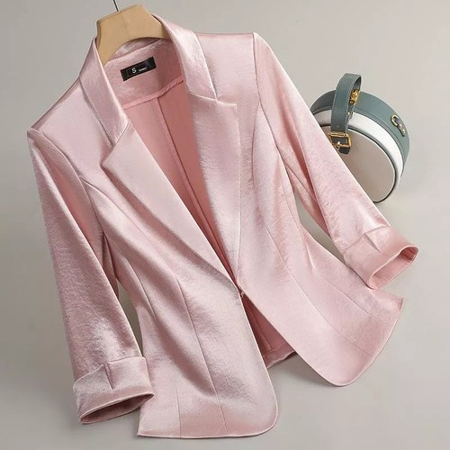 Blazer donna elegante rosa - blazer,
