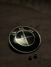 Emblema BMW 82 mm nero E46