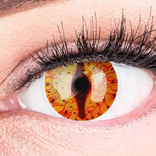 Lenti a Contatto Colorate Marrone Dragon - Con Porta Lenti a Contatto - Ideali p