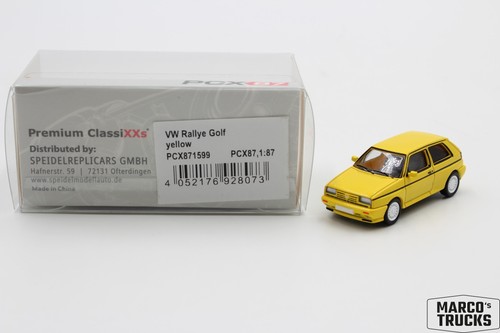 Brekina rallye golf giallo - brekina,