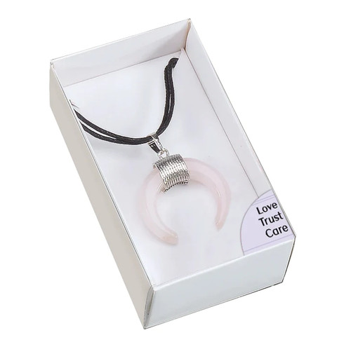 Quarzo rosa crescent luna - rosa,