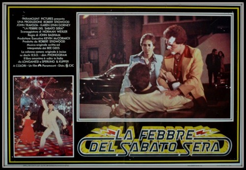 Fotobusta febbre del sabato - febbre,