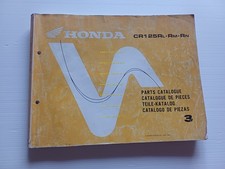 HONDA CR 125 R L-M-N Cross 1991-92 catalogo ricambi originale