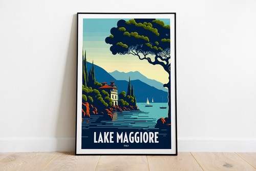 Lago maggiore stampa - -,