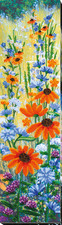 Kit ricamo perline fiori alti