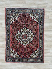 Hamadan 100 × 145 cm Tappeto Persiano Annodato a Mano