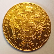 moneta oro ducato Austria 1915