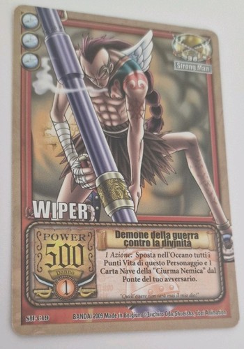 One piece card c19 wiper - piece, sh-c19