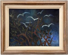 Eliano fantuzzi olio tela - fantuzzi, su