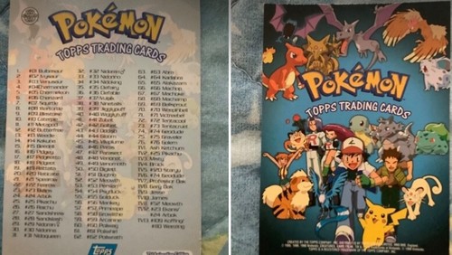 Pokemon topps prima serie - pokemon,
