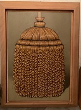 Quadro Fabio Aguzzi "Senza Titolo" Aprile 2000 Olio su Tela 100x70cm