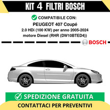 KIT BOSCH 4 Filtri tagliando