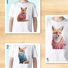 T-shirt Fox t-shirt fantasy
