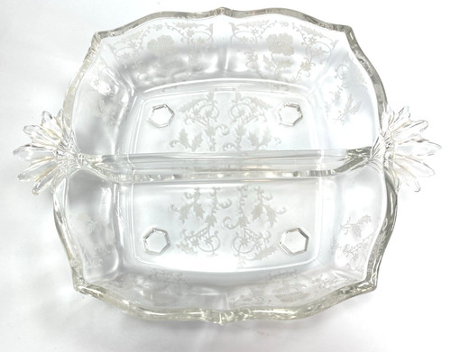 Piatto vintage vetro diviso - piatto,