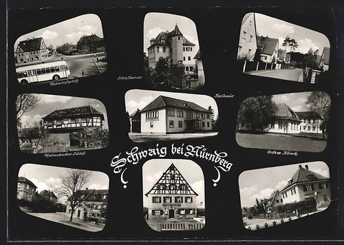 Cartolina schwaig - schwaig, /