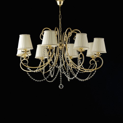 Lampadario shabby chic magda - lampadario,