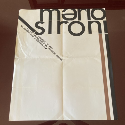 Manifesto mostra mario - mostra,